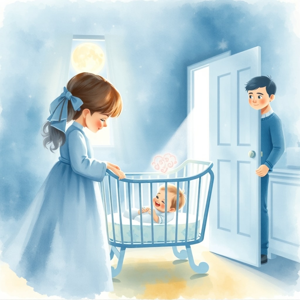 场景插图 月光下的访客